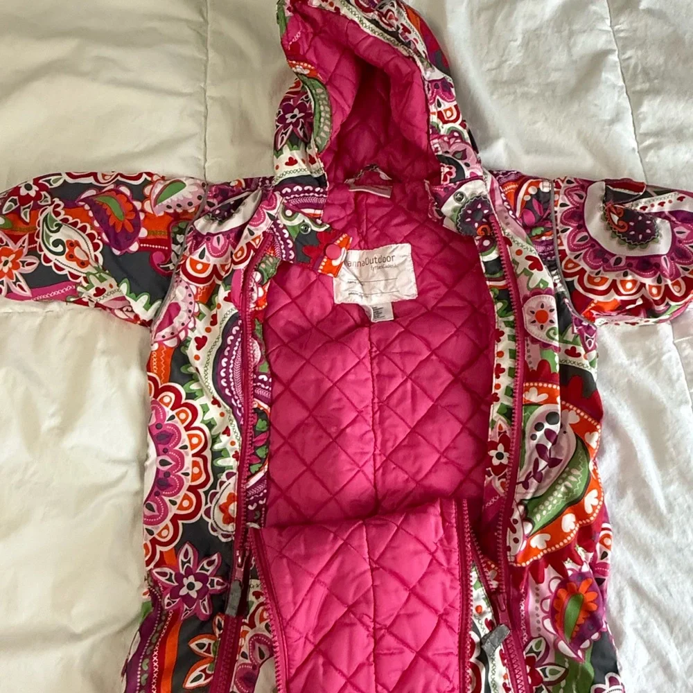 Hanna Andersson Pink and Green Snow Suit - Picture 7 of 7
